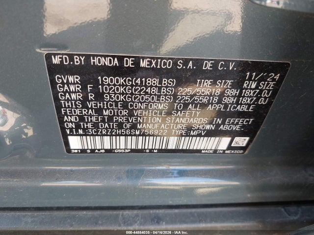 Honda HR-V Awd Sport