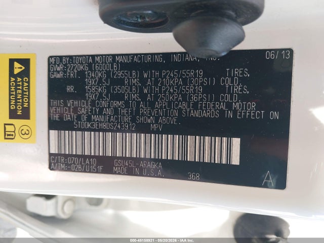 Toyota Highlander Limited V6