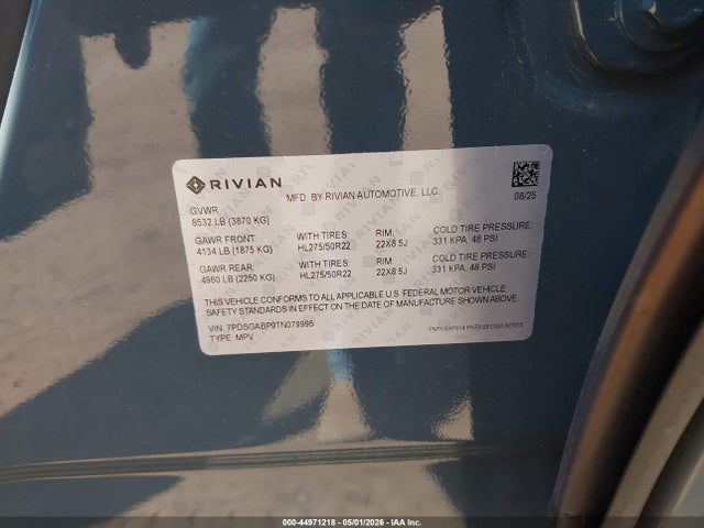 Rivian R1s Quad Motor Max Pack