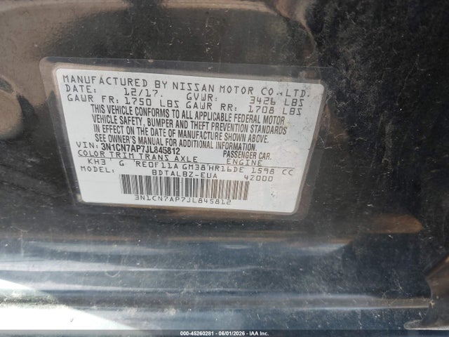 Nissan Versa 1.6 Sv