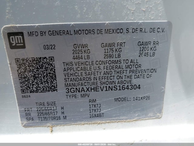 Chevrolet Equinox Fwd Ls