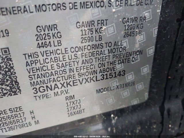 Chevrolet Equinox Lt