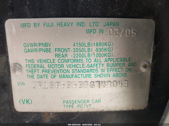 Subaru Forester 2.5x
