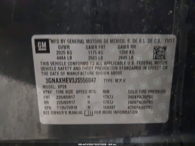 Chevrolet Equinox Ls