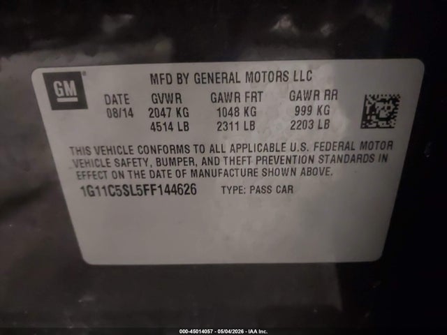 Chevrolet Malibu 1lt