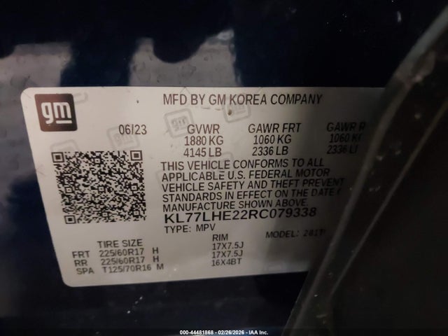 Chevrolet Trax Fwd Lt