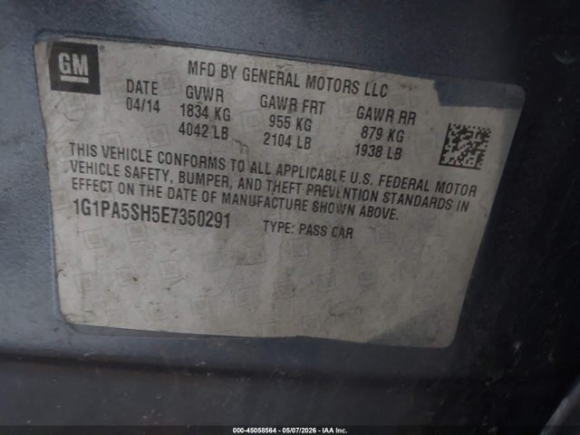 Chevrolet Cruze Ls Auto