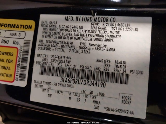 Ford Fusion Titanium