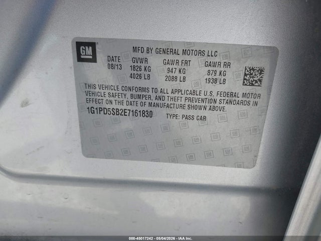 Chevrolet Cruze 1lt Manual