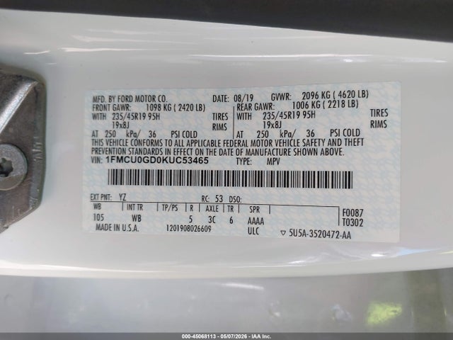 Ford Escape Se