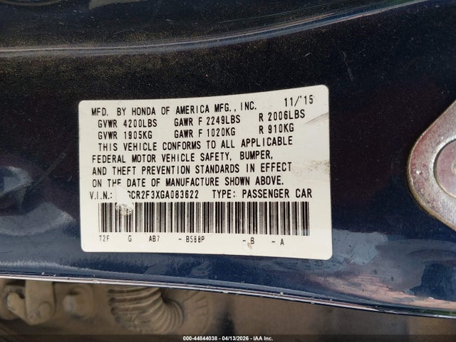 Honda Accord Lx