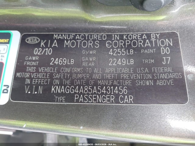Kia Optima Lx