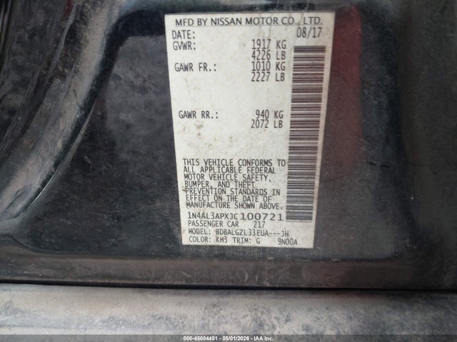 Nissan Altima 2.5 S