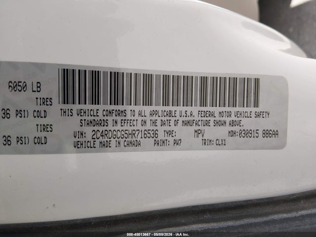 Dodge Grand Caravan Sxt