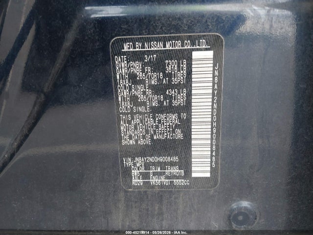 Nissan Armada Sv