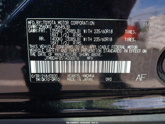 Toyota Bz Xle