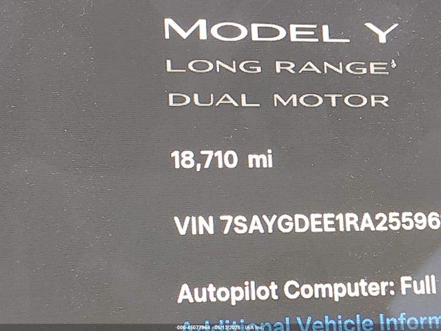 Tesla Model Y Long Range Dual Motor All-wheel Drive