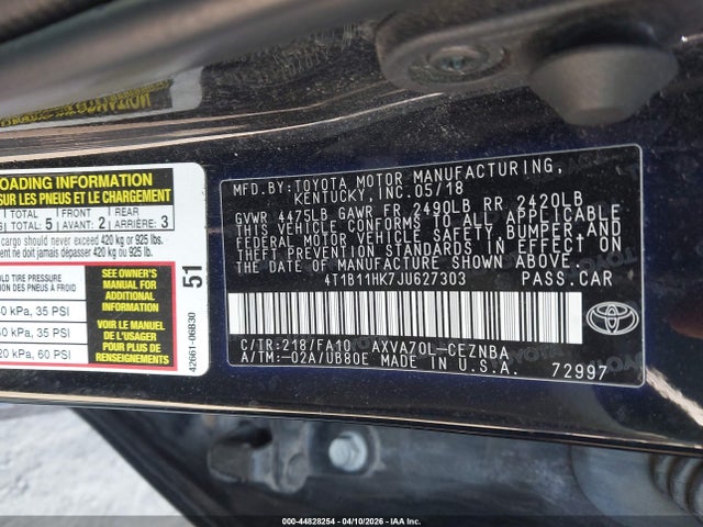 Toyota Camry Le