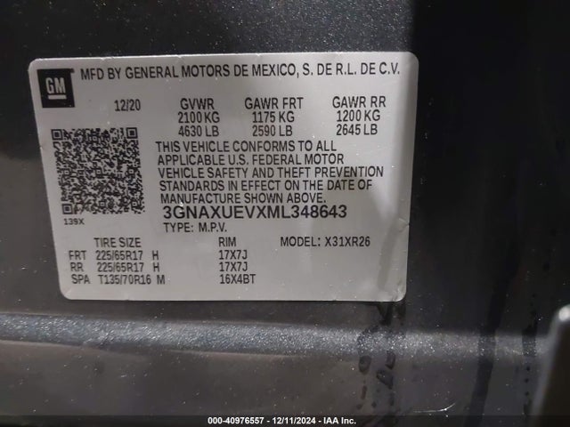 Chevrolet Equinox Awd Lt