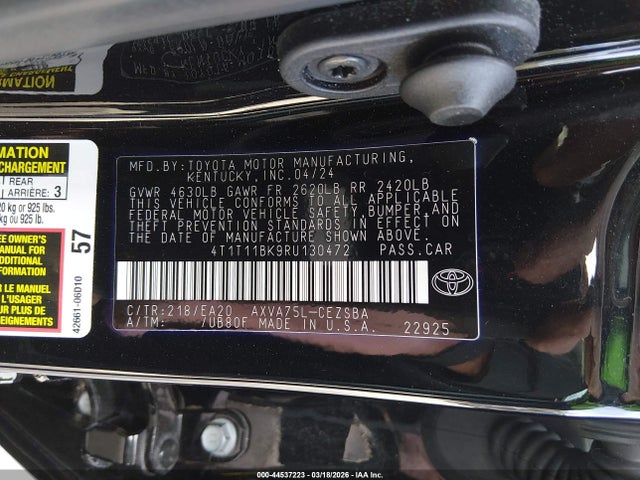 Toyota Camry Se