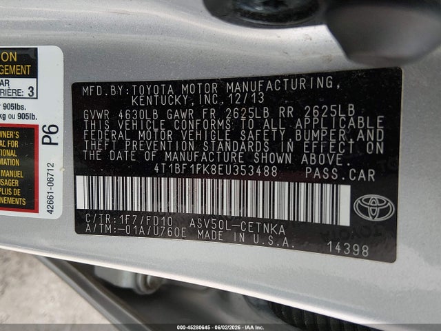 Toyota Camry Le