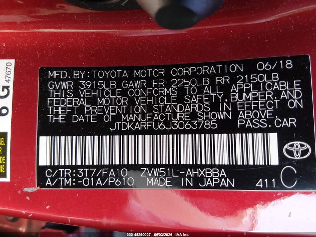 Toyota Prius Two Eco