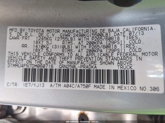 Toyota Tacoma Base V6