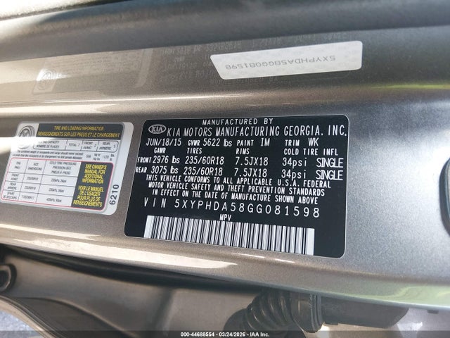Kia Sorento 3.3l Ex
