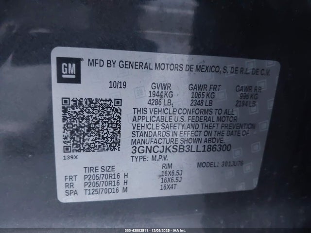 Chevrolet Trax Fwd Ls