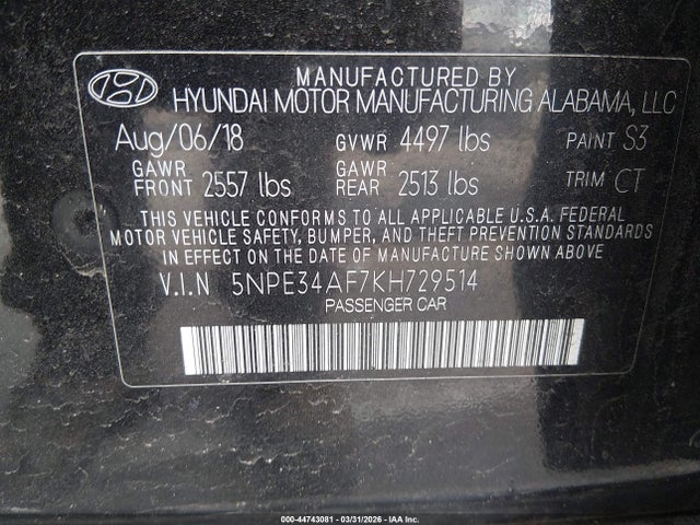 Hyundai SONATA Sport