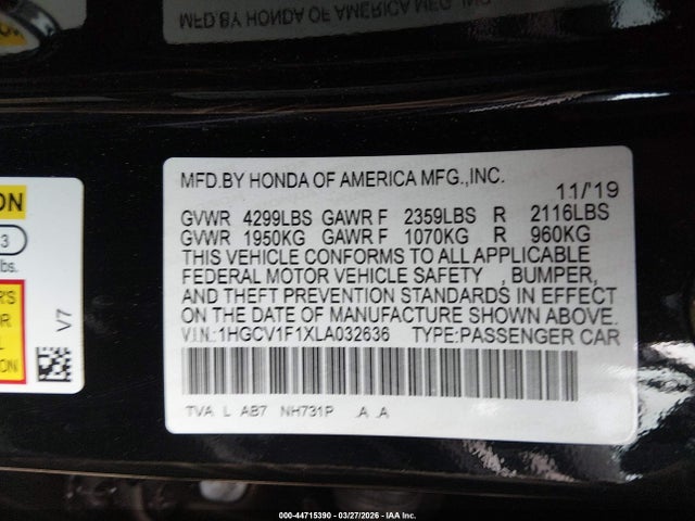 Honda Accord Lx