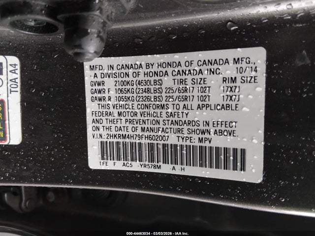 Honda CR-V Ex-l