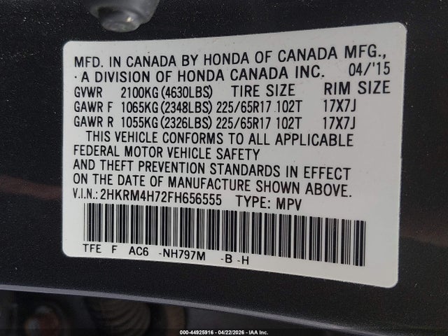 Honda CR-V Ex-l
