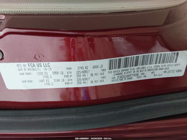 Dodge Grand Caravan Sxt