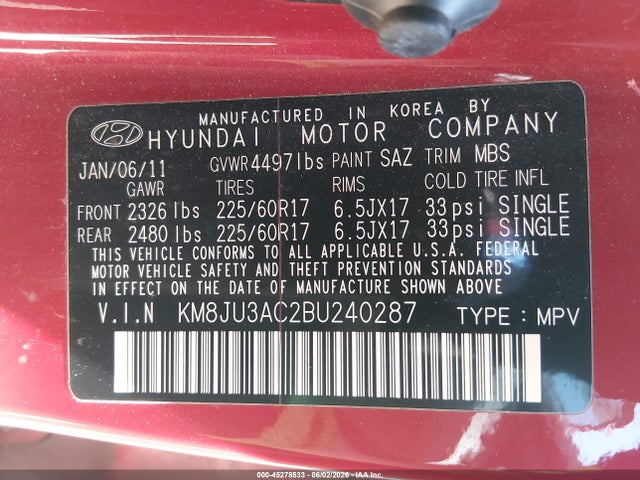 Hyundai TUCSON Gls