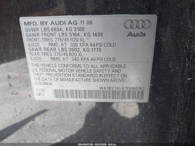 Audi Q7 3.6 Premium