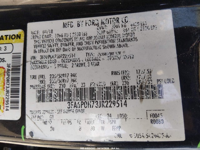 Ford Fusion Se