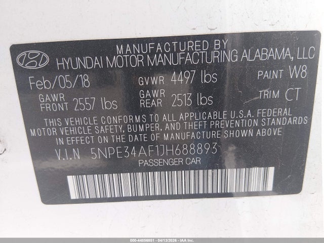 Hyundai SONATA Sel