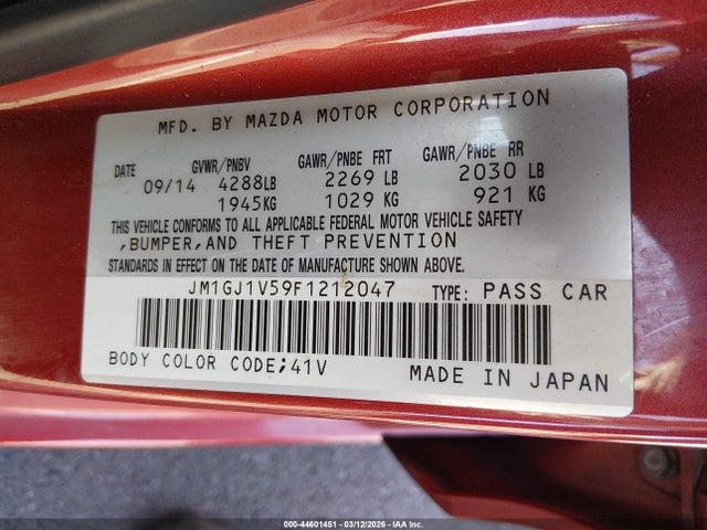 Mazda Mazda6 I Touring