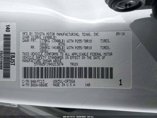 Toyota Tundra Sr5 5.7l V8