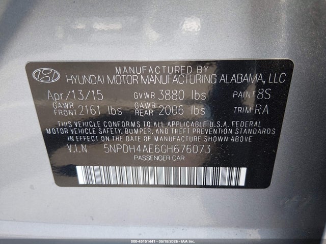 Hyundai ELANTRA Se