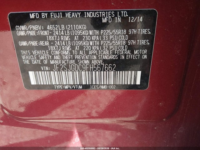 Subaru Forester 2.0xt Premium