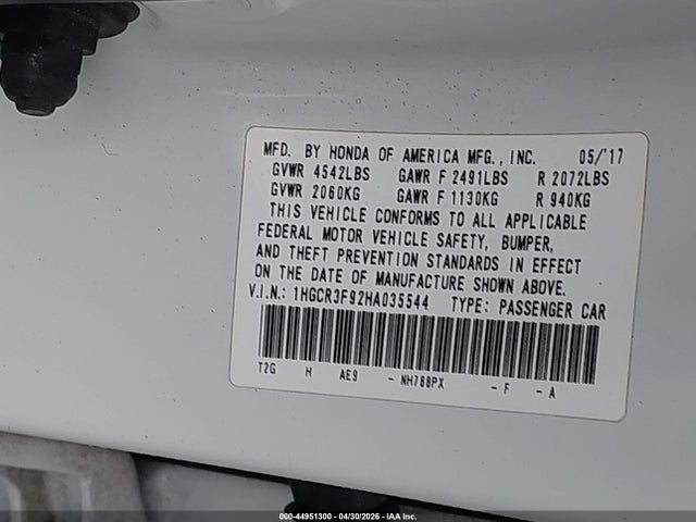 Honda Accord Touring V6