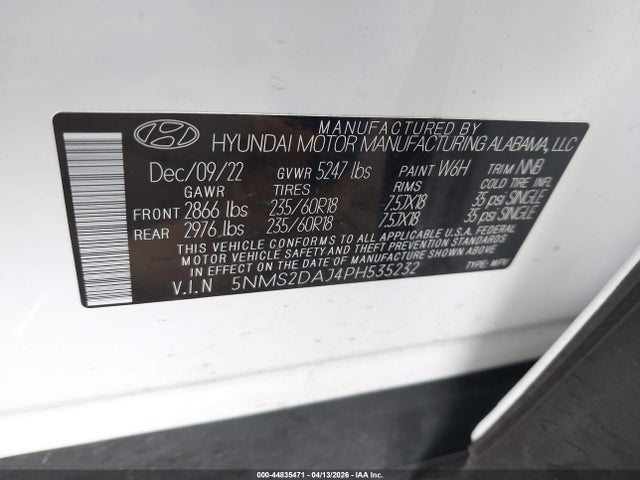 Hyundai SANTA FE Sel