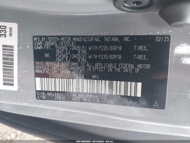 Toyota Sienna Xse