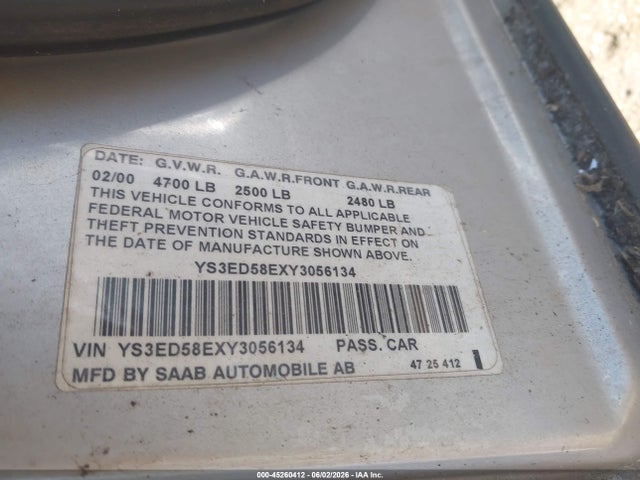 Saab 9-5 2.3t Gary Fisher Ed.