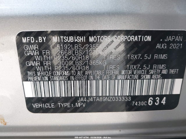 Mitsubishi Outlander Es 2.5 S-awc