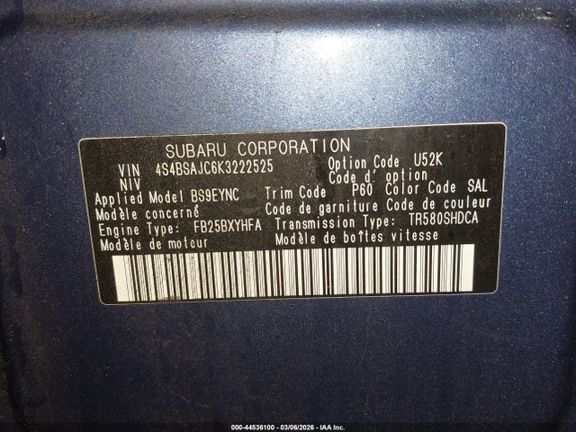 Subaru Outback 2.5i Limited