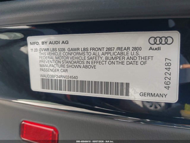 Audi A6 Premium 45 Tfsi Quattro S Tronic