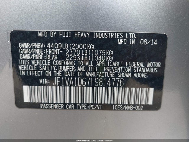 Subaru WRX Premium